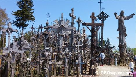Postcard Hill of Crosses