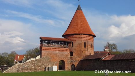 Postcard Remains of the castle