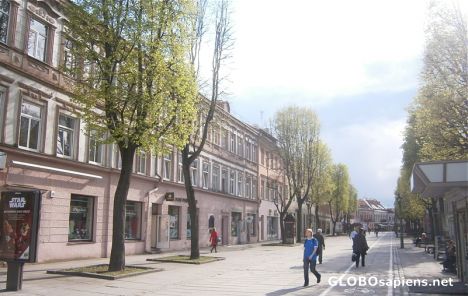 Postcard Pedestrian zone