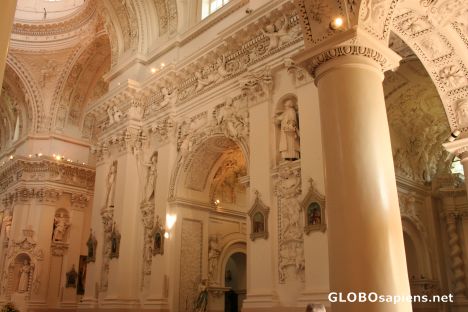Postcard Interior of the St. Peter and St. Paul's Church