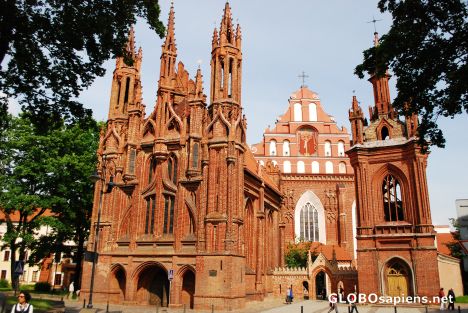 Postcard St. Anne's Church & Bernardine Church