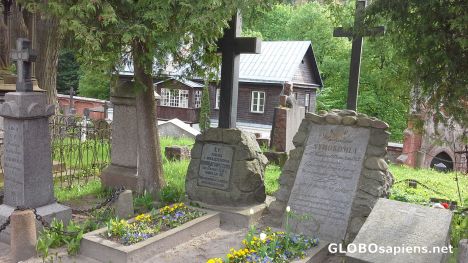 Postcard Syrokomla grave