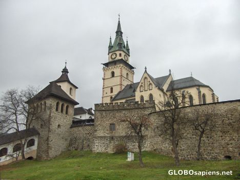 Postcard Chruch Fortress
