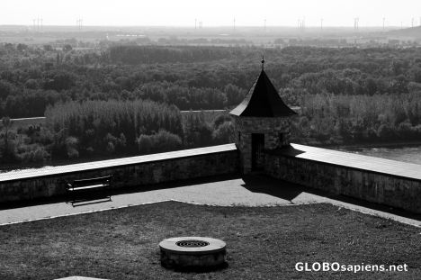 Postcard A corner (b/w)