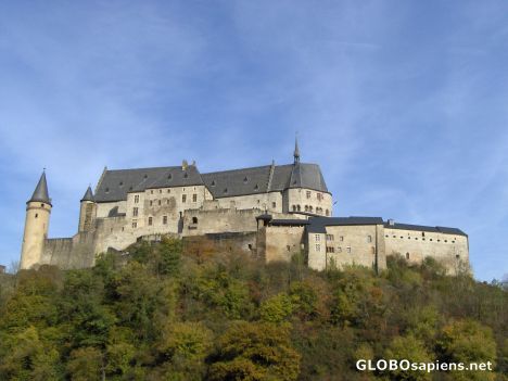 Postcard Vianden Castle