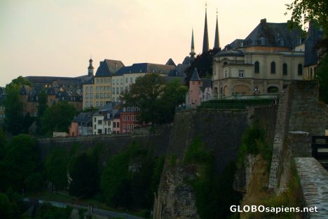 Postcard Luxembourg City - Chemin de la Corniche