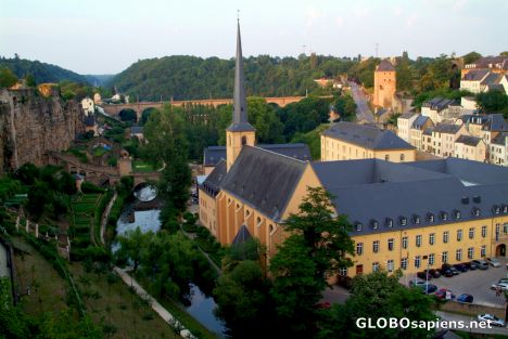 Postcard Luxembourg City - the Grund 2