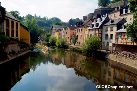 Postcard Luxembourg City - the Grund 6