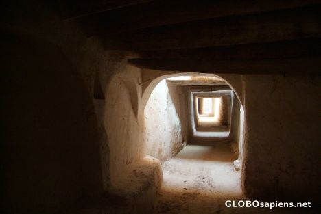 Postcard Ghadames - an old town street