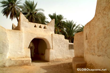 Postcard Ghadames - old town gate