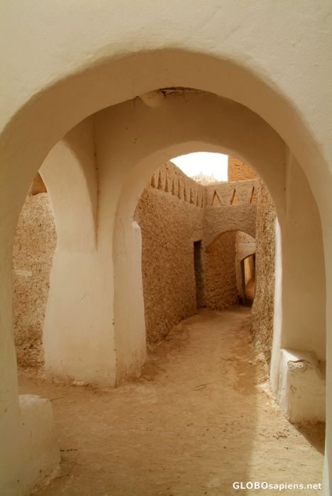Postcard Ghadames - on the crossing