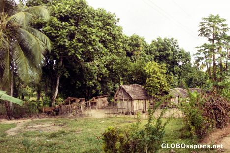 Ile Sainte Marie - small village