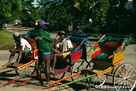 Toamasina (Tamatave) - pousse-pousse