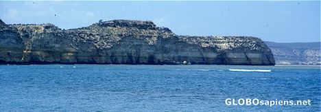Postcard Rocky coast near Toliara