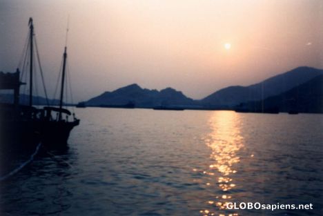 Postcard sunset