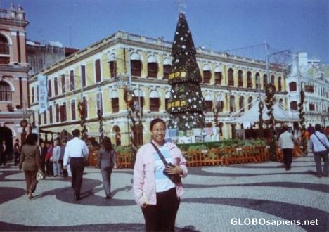Postcard Macau Square