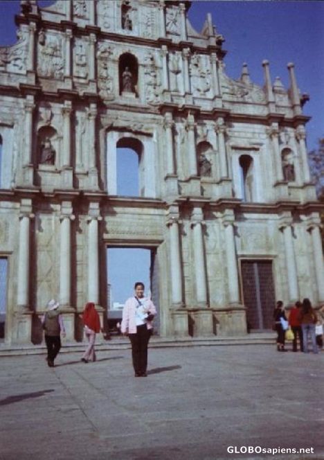 Postcard Ruins of St. Paul's