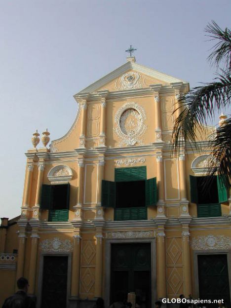 Postcard Macau architecture