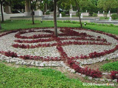 Postcard Cobble Garden on Taipa island