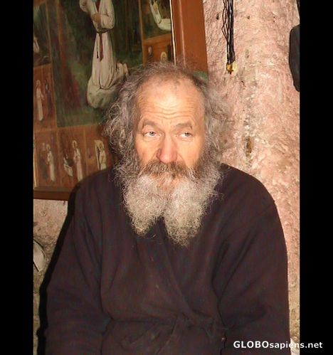 Postcard Monk from Old Orhei Monastery