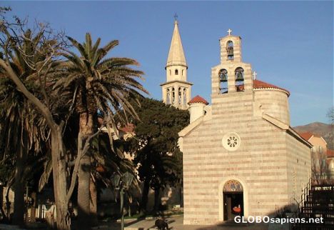 Postcard Budva old town