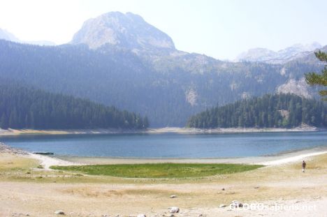 Postcard Mt Meded and the Black Lake