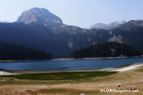 Postcard Crno Jezero and Mt Meded