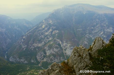 Postcard The deepest Canyon in Europe