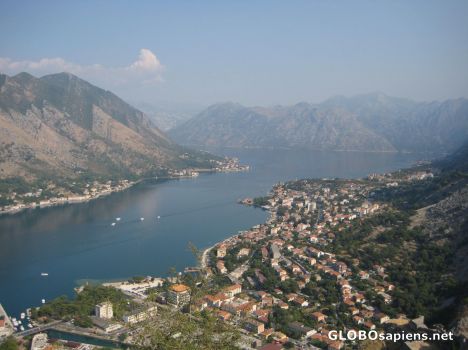 Postcard Fiord of Kotor.