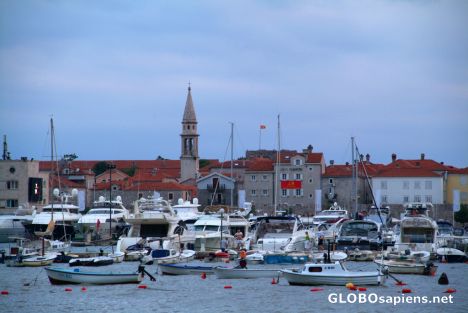 Postcard Budva (ME) - the marina