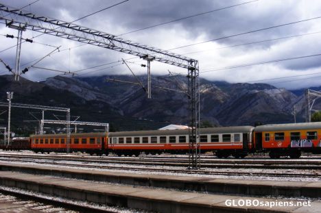 Postcard Train station 1