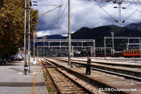 Postcard Train station 2