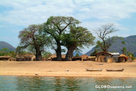 Postcard Songa village