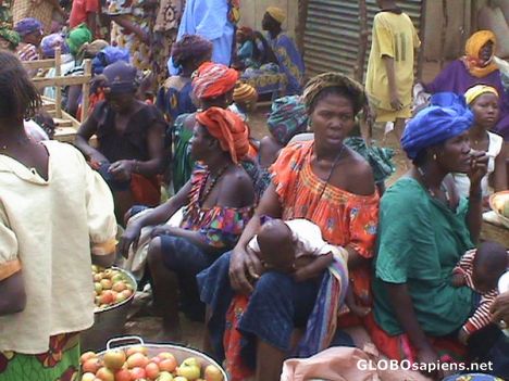 Postcard Sunday Market in Douentza - Mali