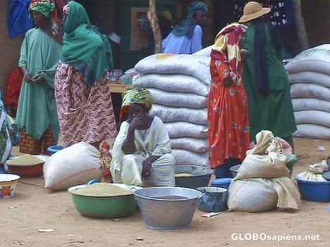 Postcard Sunday Market in Douentza - Mali
