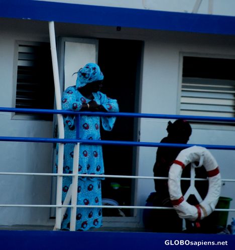Postcard On the ferry