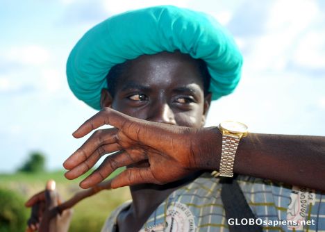 Postcard Fulani herdsman