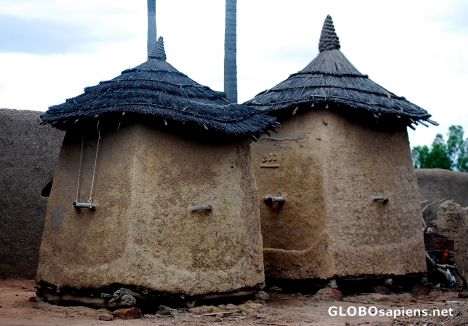 Postcard Grain storage
