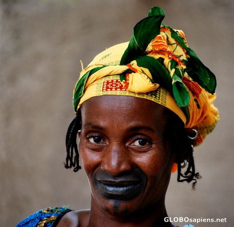 Postcard The Fulani mom