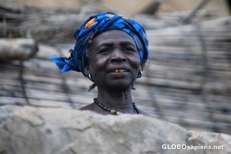 Postcard Dogon Woman