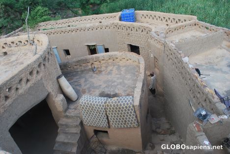 Postcard House in a Dogon village