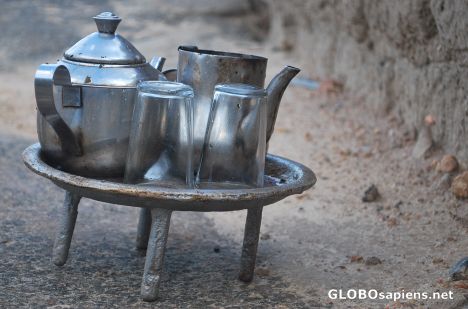 Postcard Tea set..