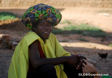 Postcard Young Fulani man