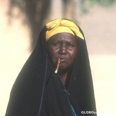 Postcard Nomad woman
