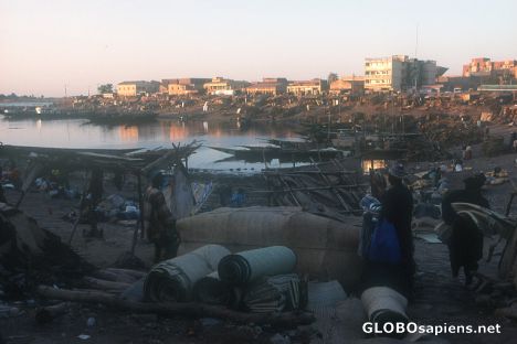 Postcard Harbour of Mopti