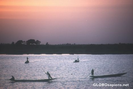 Postcard Bani sunset