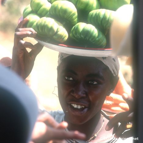 Postcard Street hawker