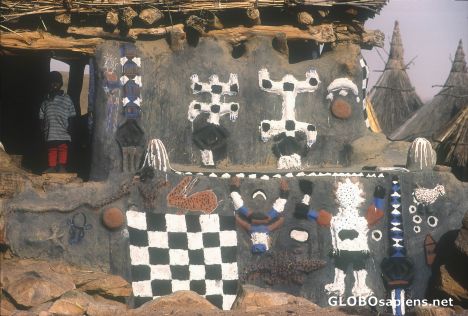 Postcard Dogon Fetish