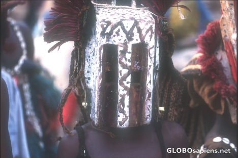Postcard Dogon mask