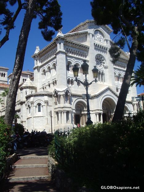 Postcard The cathedral in Monaco